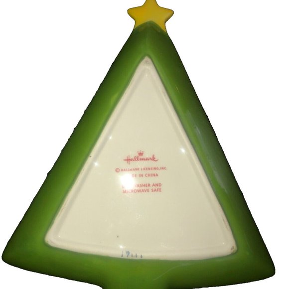 Hallmark Decoration‎ Trinket Dish Christmas Tree Shaped - Picture 2 of 7